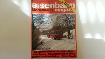 hel EisenbahnModellbahn Magazin Zeitschrift 2  1986